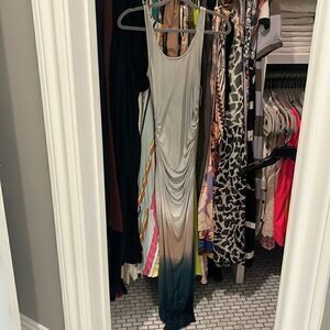 Vici long ombré tye die maxi dress sz S